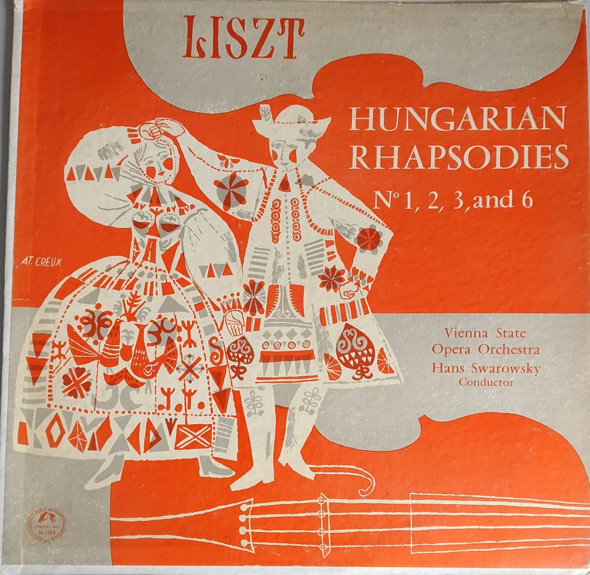 美盤　ハンス・スワロフスキー指揮　ウィーン国立歌劇場管弦楽団LPレコード「ハンガリー狂詩曲」_画像1