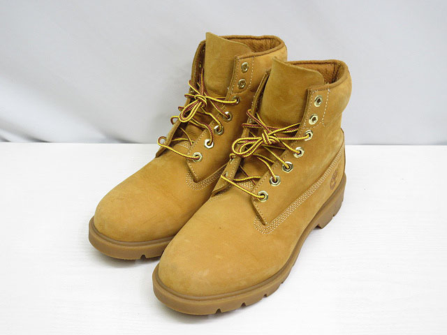 ☆YC4745 Timberland ブーツ 27cm イエロー キャメル レースアップ 7