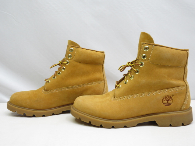 ☆YC4745 Timberland ブーツ 27cm イエロー キャメル レースアップ 7
