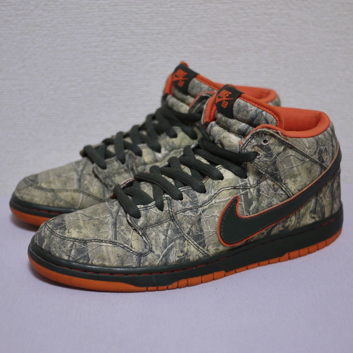 2010 NIKE DUNK MID PREMIUM SB US9 27cm ナイキ ダンク ミッド REAL TREE CAMO リアル ツリー カモ カモフラ 迷彩 314381-300_画像1