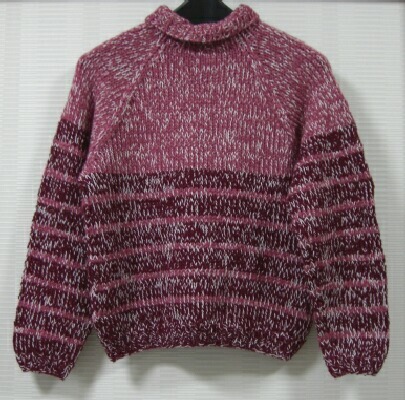 新品 　手編みランド♪　 レディース　セーター　（M～L)　　030