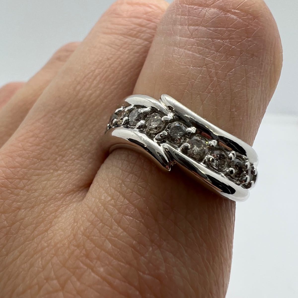 ダイヤモンド 0.50ct pt900 プラチナ 11号 リング 指輪 | keramorosso.com