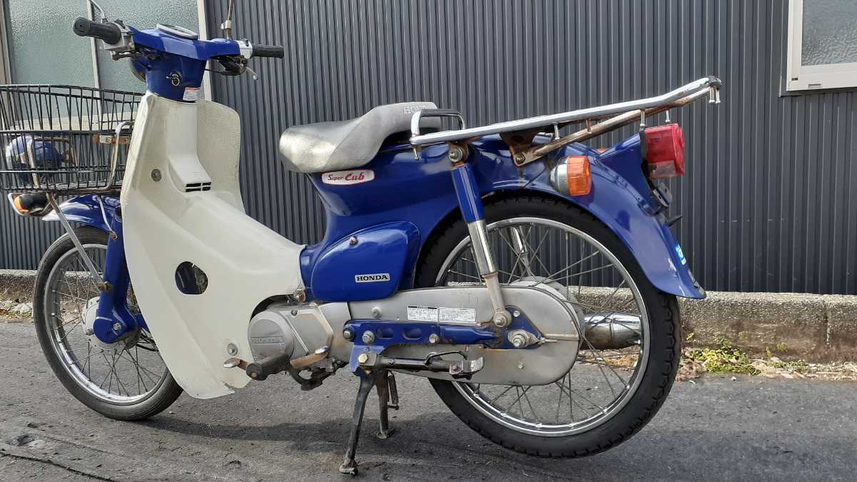 まだまだ使える プレスカブ50 実働 キャブ車 AA01 動画あり ホンダ