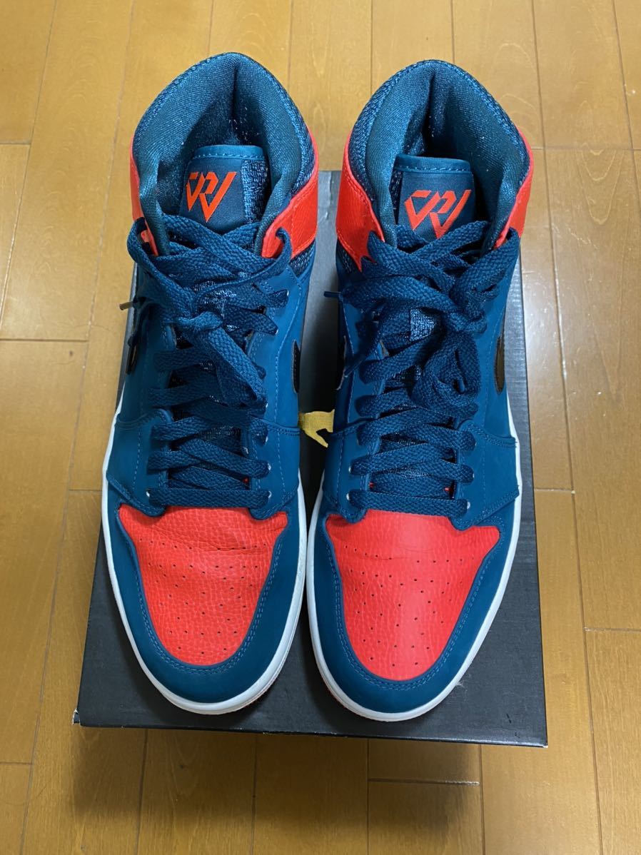 即決 NIKE AIR JORDAN 1 retro HIGH Russell Westbrook PE US11 29.0cm