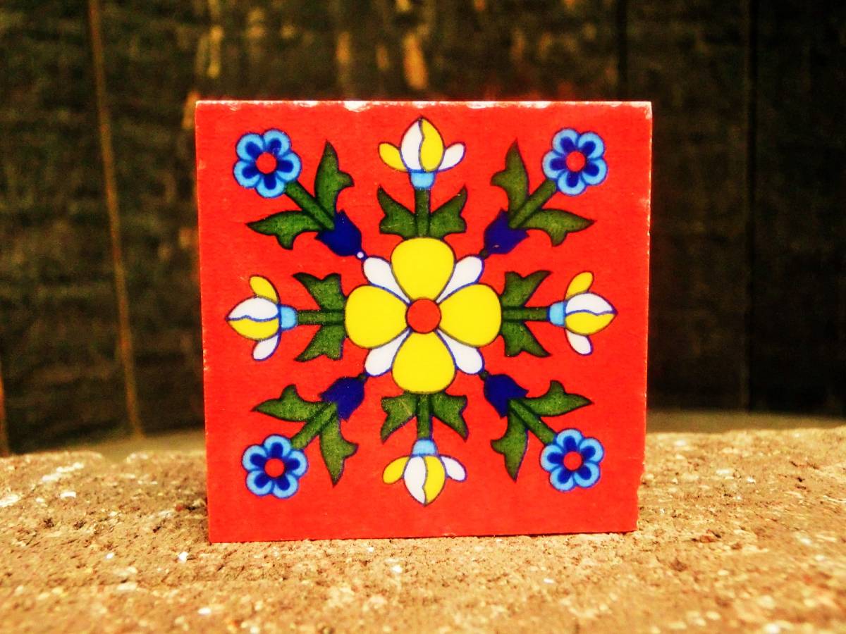 * новый товар *[ Греция ]olientaru керамика плитка S размер ① красочный античный [ условия есть бесплатная доставка ]