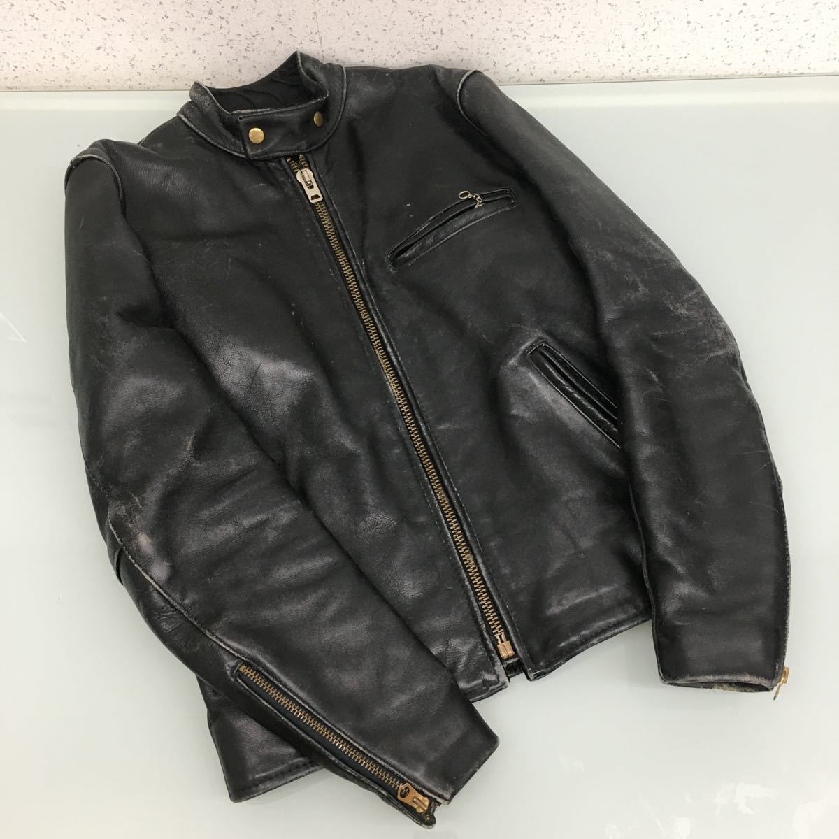 VANSON シングルライダース サイズ38 MODEL B TALON-
