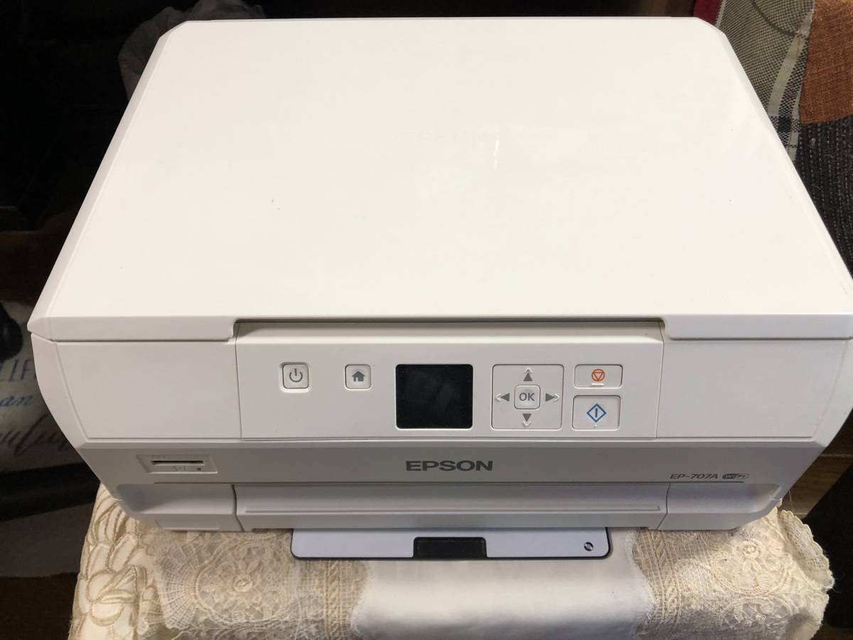 廃インク限界】エプソン EPSON EP-707A インクジェットプリンター