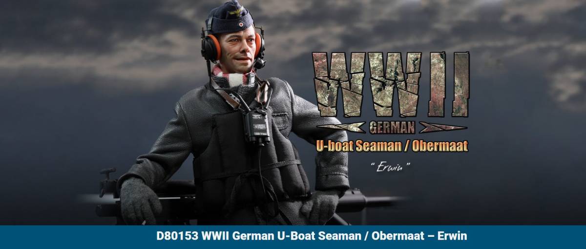 ★未開封新品/DID3R/German WW2 D80153 WW2 German U-Boat Seaman / Obermaat - Erwin ドイツ海軍 Uボート 潜水艦 先任兵曹 エルヴィン_ U-Boat Seaman / Obermaat - Erwin