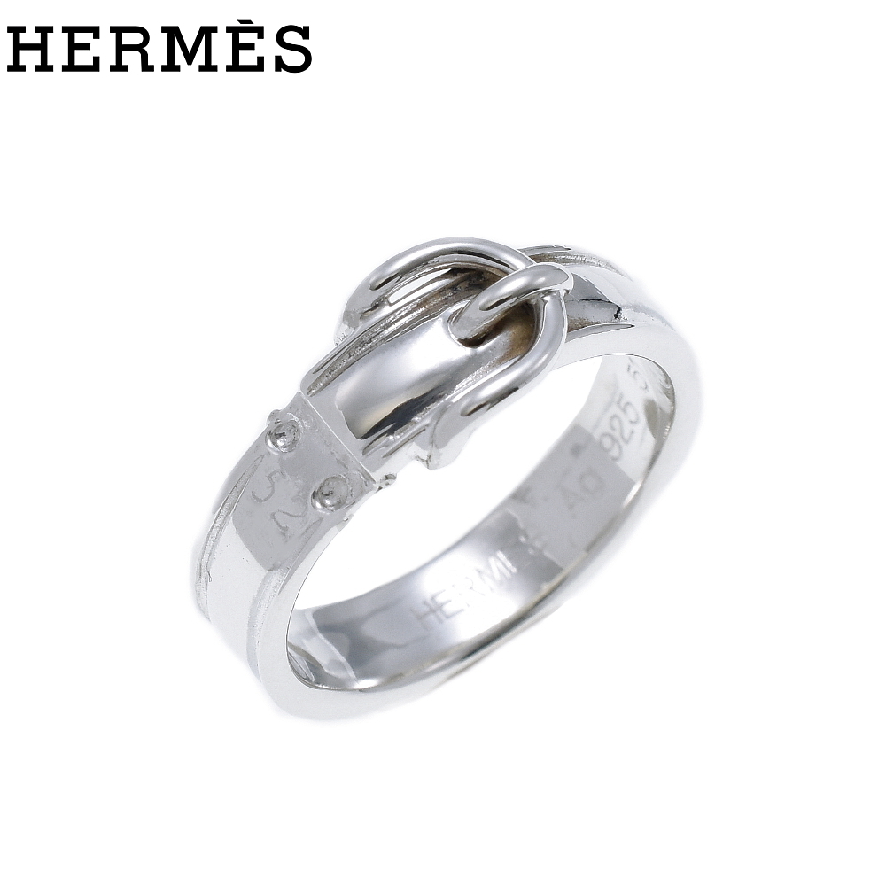 即日発送 HERMES 新品仕上げ済み エルメス シルバー #51 リング サンチュール Ag925 指輪