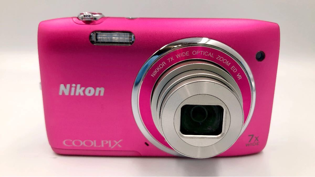 Nikon COOLPIX S3500 ピンク 美品 訳あり 美品だがやや訳アリ Nikon COOLPIX S3500 デジタルカメラ 本体