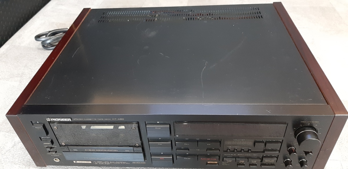 021R49□Pioneer CT-A9D カセットデッキ□ 021R49□Pioneer CT-A9D カセットデッキ□