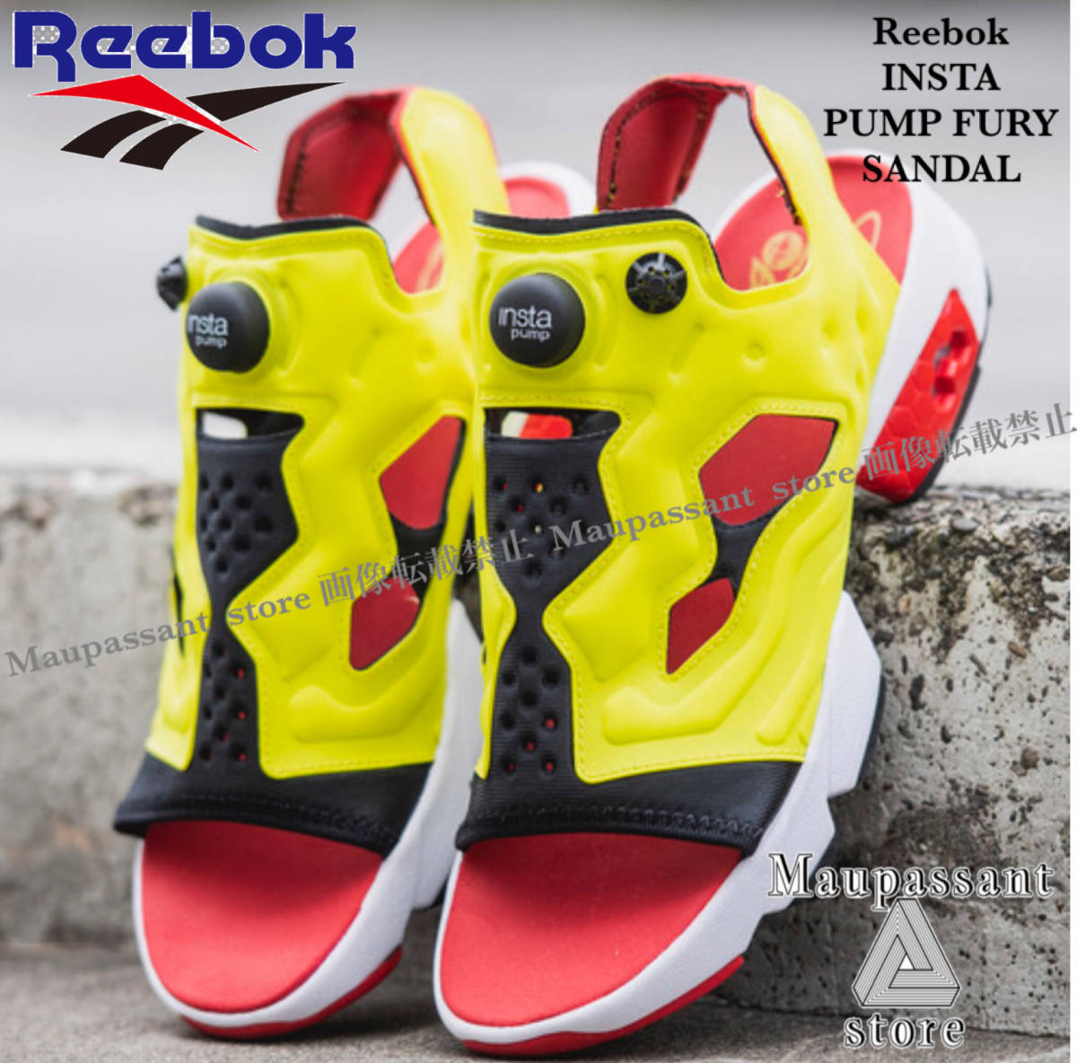 EF2922 24cm Reebok INSTAPUMP FURY リーボック ウィメンズ インスタポンプフューリー サンダル アトモス 新品 未使用 正規品