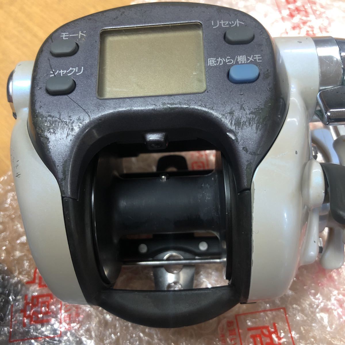 動作確認　液晶薄い　現状渡しDaiwa ダイワ スーパータナコン X 500CP 電動リール_画像6