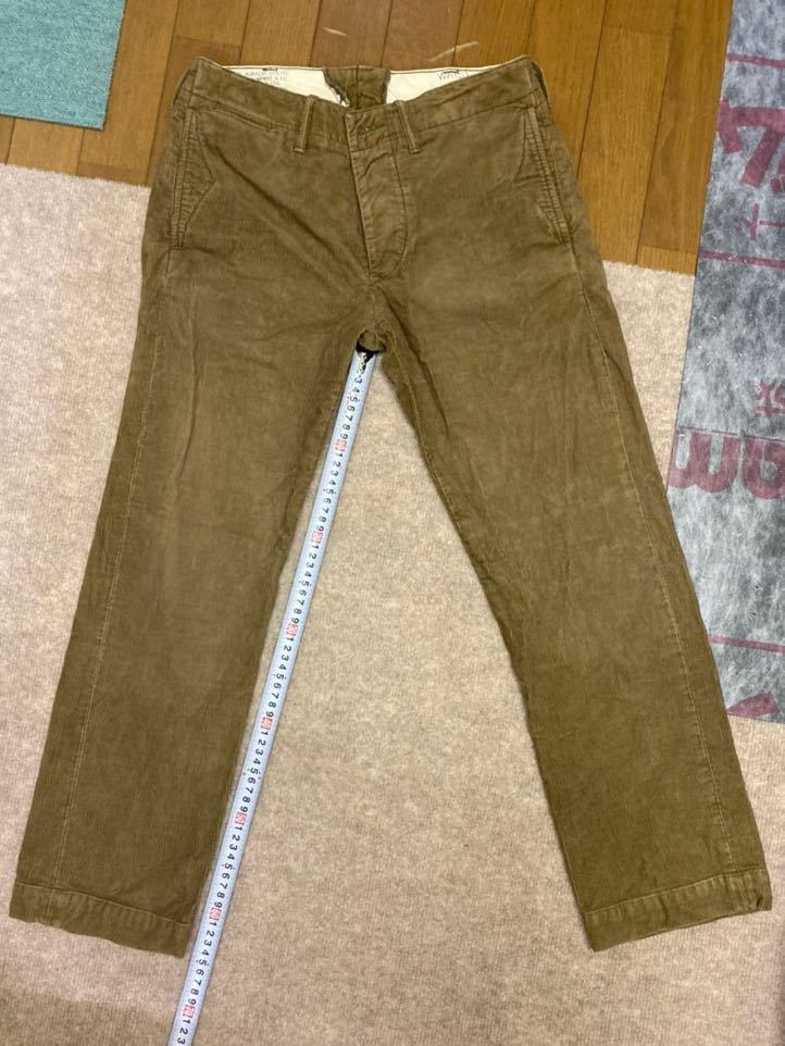 新色追加! 超美品のRRL RRL コーデュロイパンツ SLIMFITベッド