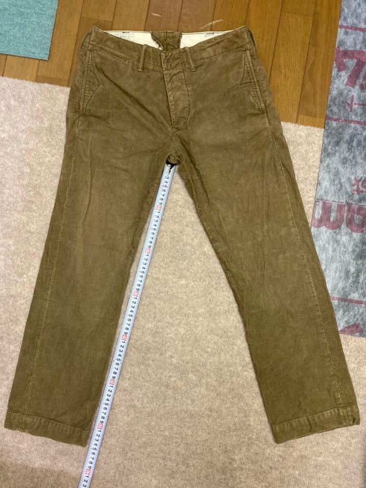 RRL コーデュロイ　トラウザーズ　パンツ　28×30 trousers 美品_画像1