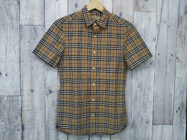 BURBERRY LONDON ENGLAND バーバリー 半袖シャツ メンズ ベージュ XS