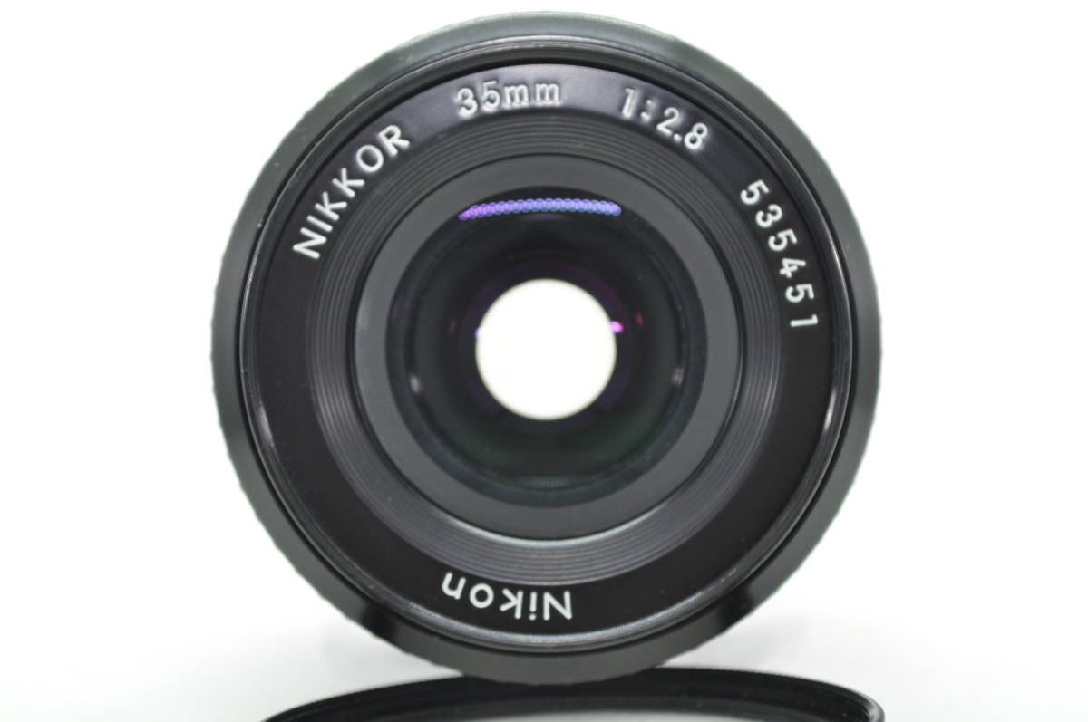 ★ほぼ新品級★ Nikon ニコン NIKKOR Ai-s 35mm F2.8 広角レンズ 539#_画像5