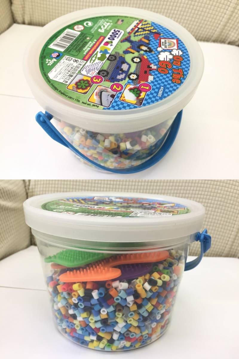 アイロンビーズ on the go 輸入発売元:カワダ perler beads プレートやピンセット入り おもちゃ 玩具_画像9