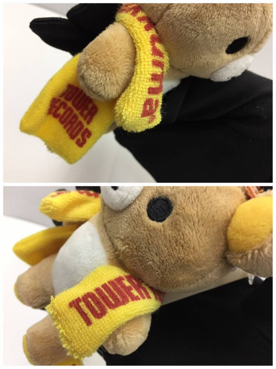 タワーレコード リラックマ コラボぬいぐるみストラップ 日焼けあり おまけ付き tower record rilakkuma san-x 2011 ワタレコ_画像6