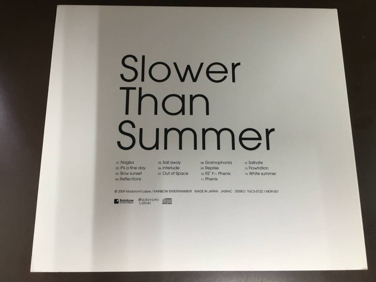 CD/Slower Than Summer / Language /【J13】/中古_画像2