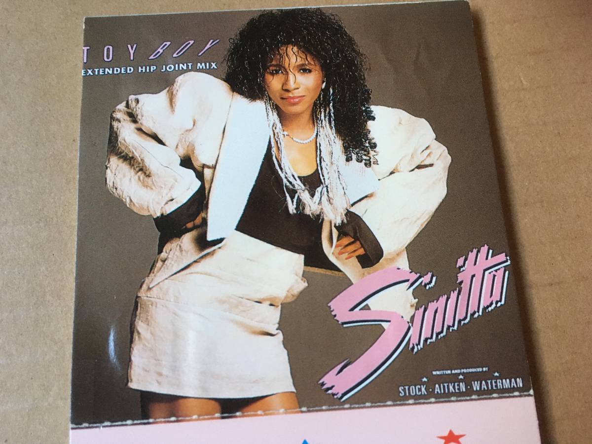 Sinitta/シニータ●8cm CDシングル[Toy Boy Extended Hip Joint Mix/Instrumental]●Stock Aitken Waterman,トイ・ボーイ,DISCO_画像2