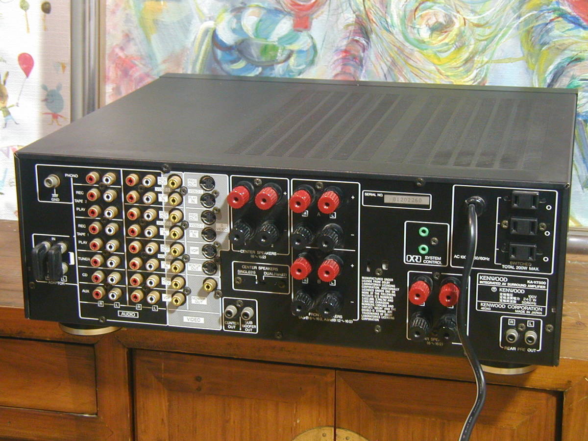 ケンウッド Kenwood KA-V7500サラウンドアンプ 当時:8.5万 ケンウッド Kenwood KA-V7500サラウンドアンプ 当時:8.5万