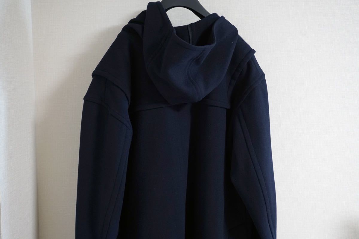 新品 11/12オンライン購入 +J 2021AW ダッフルコート M navy 