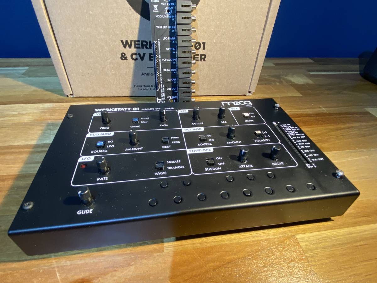 安心の関税送料込み 美品 Moog WERKSTATT-01 CV Expander付き - 通販
