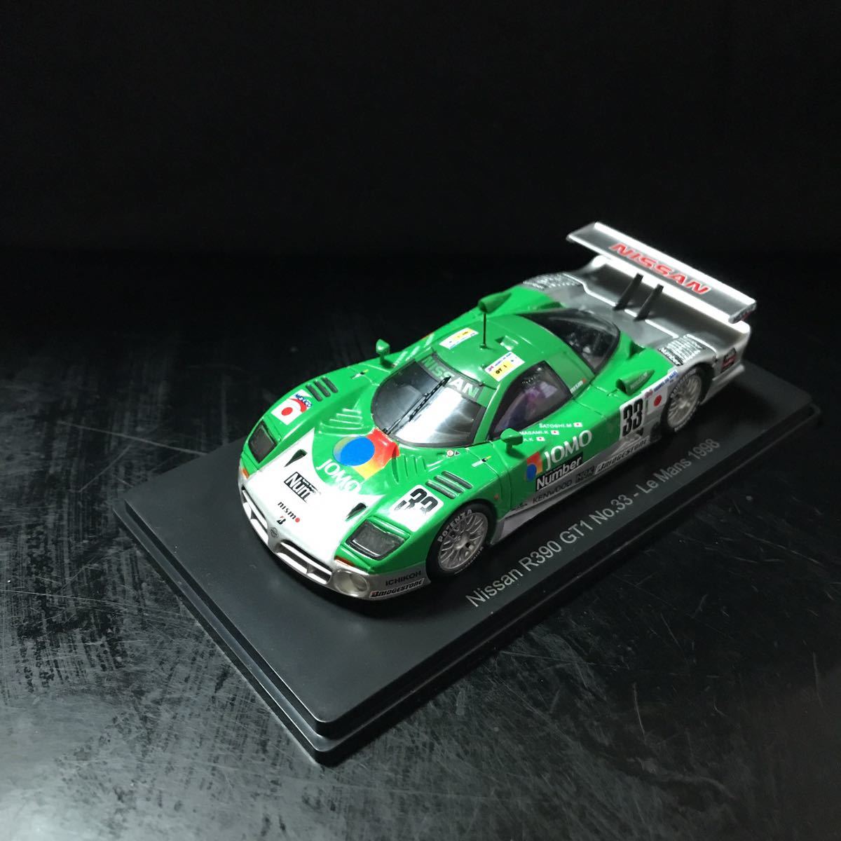 スパーク 1/43 日産 モータースポーツ R390 GT1 #33 影山 正美/本山 哲/黒澤 琢弥　ルマン24時間　1998 10位　アシェット_画像9