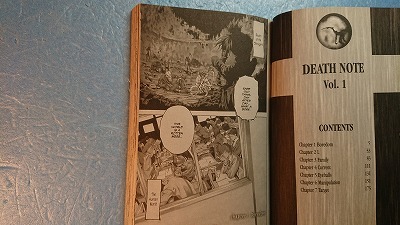 英語(+日語)漫画「Deathnoteデスノート①」大場つぐみ(原作) 小畑健(漫画) VIZ Media 2015年