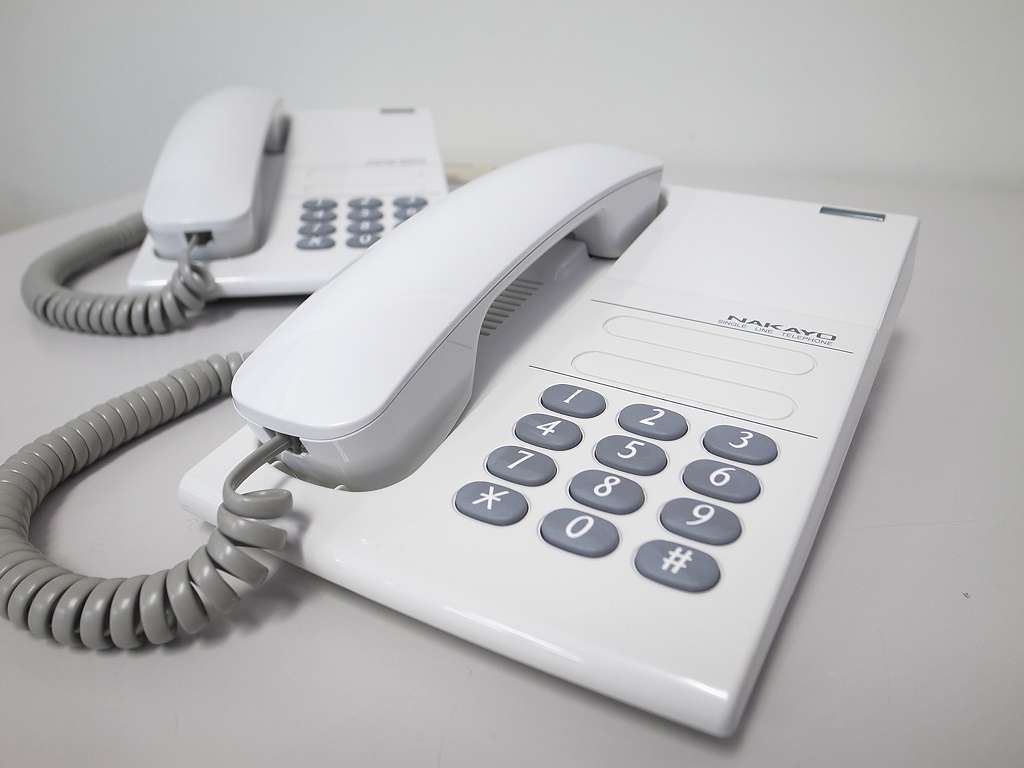 ■ナカヨ 40％OFFの激安セール シングルラインテレホン NS-A1II電話機GW 通信販売 5 2台 ■