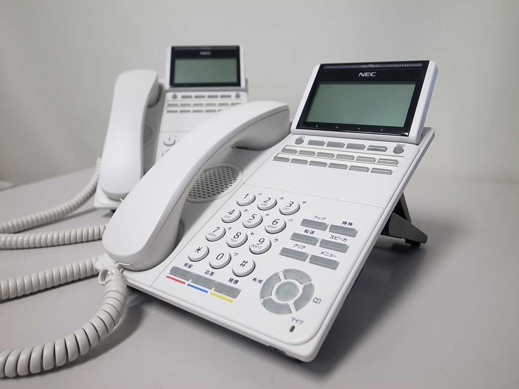 【お試し価格！】 ■【☆WX☆】　NEC Aspire WX　12ボタン多機能電話機　【DTK-12D-1D(WH)TEL】　2台　(10)■ NEC