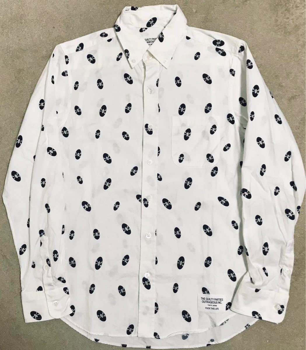 ワコマリア レコード柄シャツ（¥16,000）
