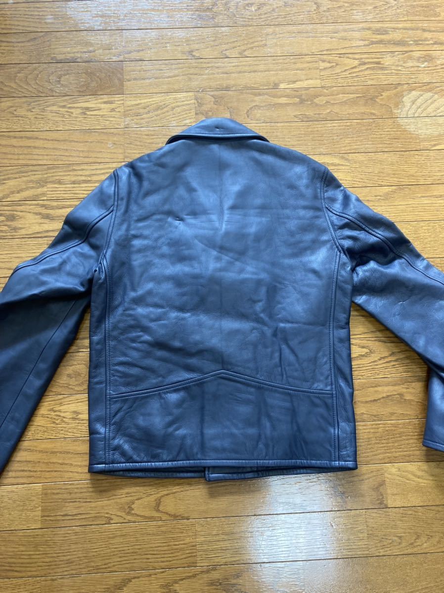 ☆新品☆SOPHNET☆2015S/S☆レザーライダースJKT☆L☆ダブル☆ソフ