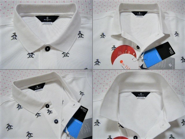 マンシング Munsingwear ゴルフ用高機能/涼感ポロシャツ 白色 マンシング Munsingwear ゴルフ用高機能/涼感ポロシャツ 白色