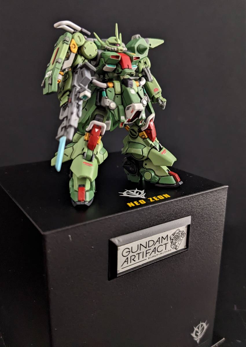 □ザクⅢ改(ガンダムアーティファクト2)専用台座付き 改修 □ザクⅢ改(ガンダムアーティファクト2)専用台座付き 改修