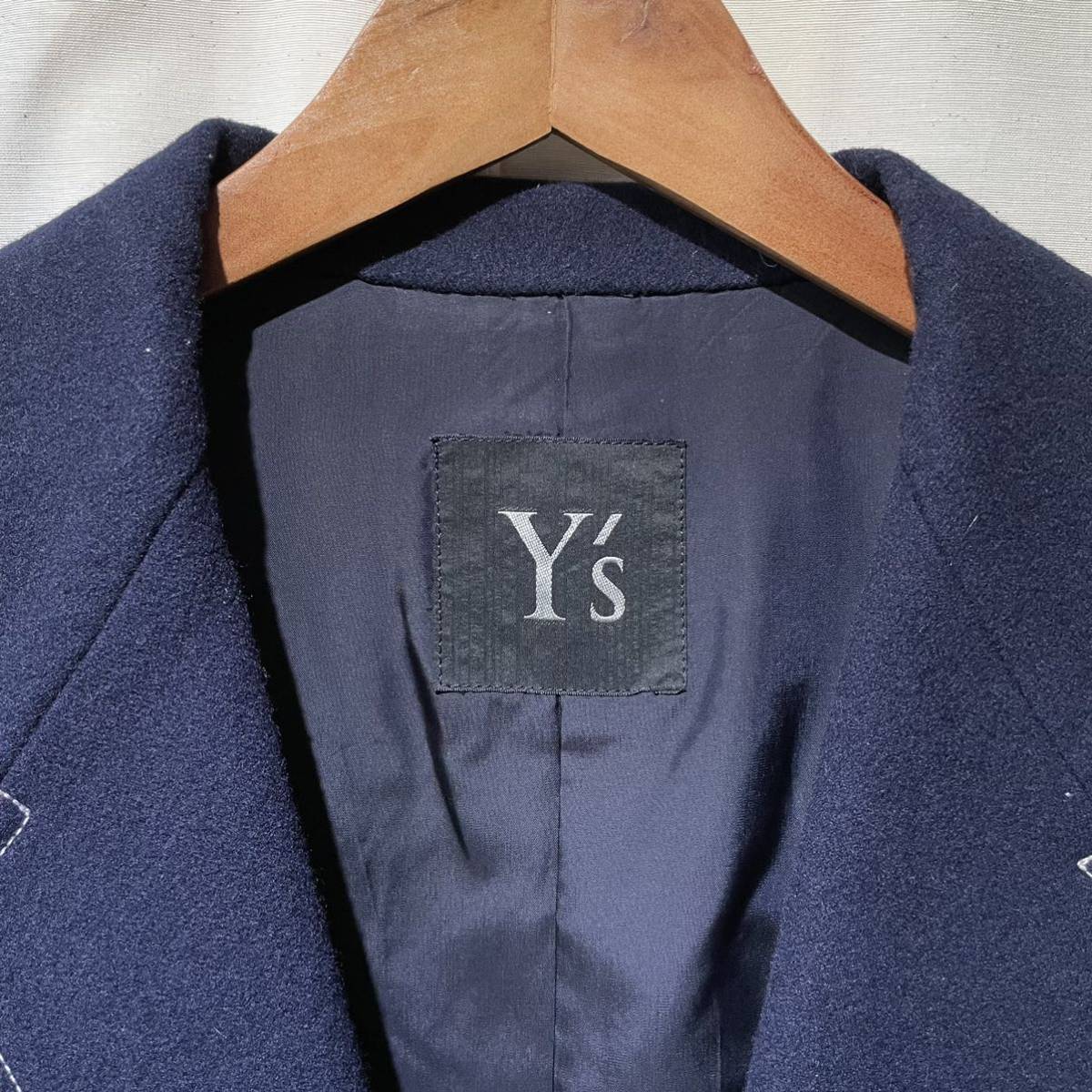 PayPayフリマ｜【名作】90s Y's 刺繍ステッチ ウールジャケット 