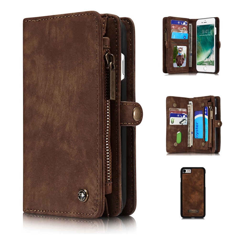 iphone6 レザーケース アイフォン6s ケース iphone6/6sカバー 手帳型 お財布付き 取り外し可能 カード収納 x_画像4
