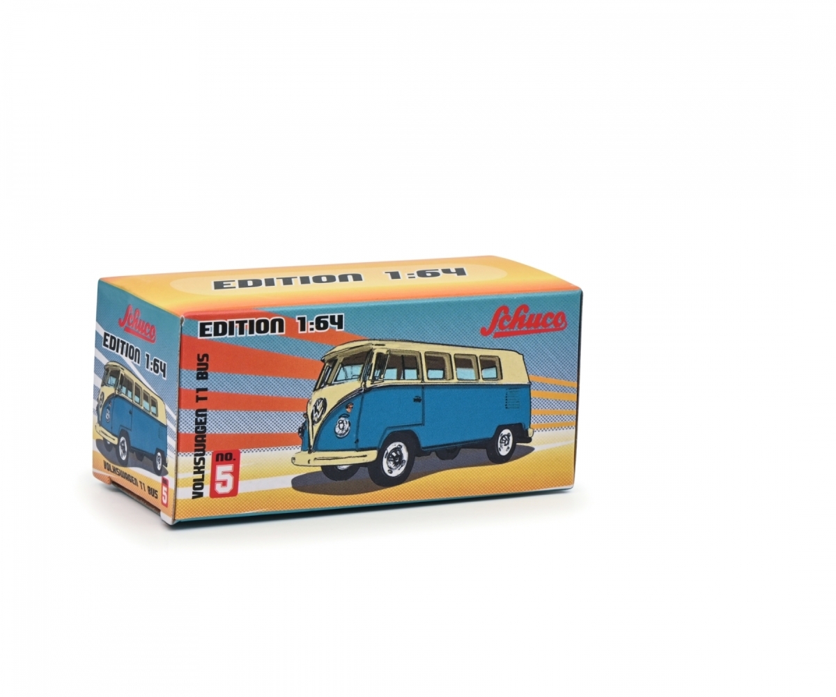  Schuco 1/64 paper box edition Volkswagen T1 bus Schuco Paper Box Edition VolksWagen T1 Bus