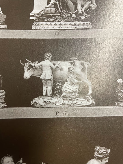 マイセン meissen 牛の乳しぼりをする子供たち ボタン剣 フィギュリン フィギュア ドイツ アンティーク 19世紀 _画像10