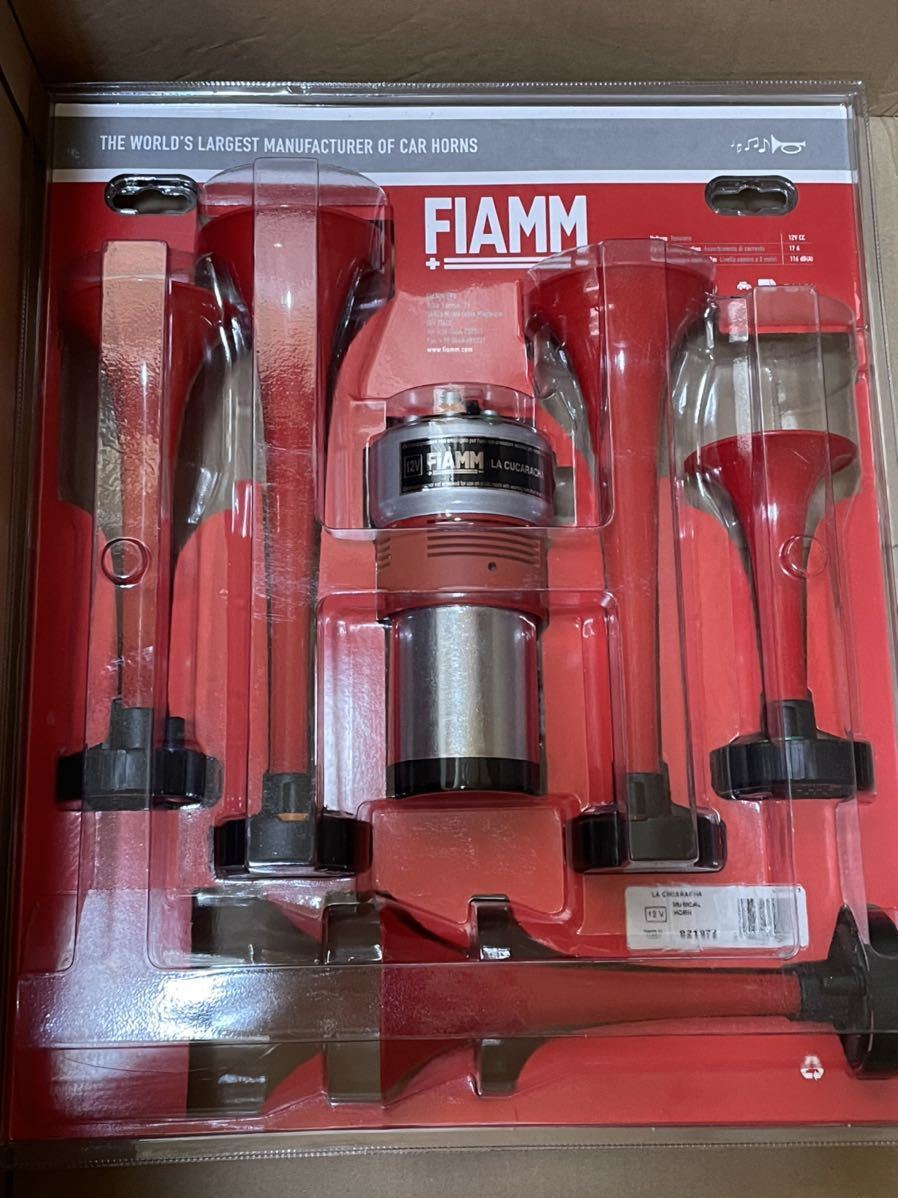 ファッション人気ブランドランキング FIAMM 5連ラッパ未使用品 ラッカラーチャ ミュージックホーン 管楽器・吹奏楽器