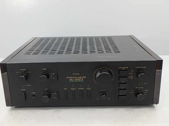 △SANSUI AU-D707X サンスイ 山水 プリメインアンプ 同梱 1円スタート