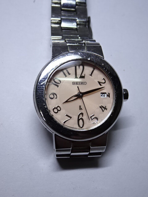 SEIKO ルキア 稼働品 クオーツ時計 617T7G_画像3