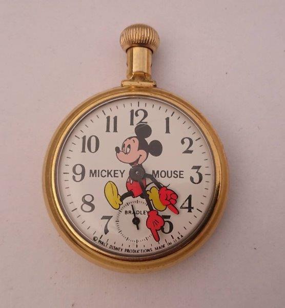 あす楽対応】 ミッキーマウス USA 米製 稼働品 懐中時計 レターパック