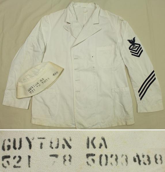 新作人気 米軍　水兵服　上着・帽子　0911Q11r 制服
