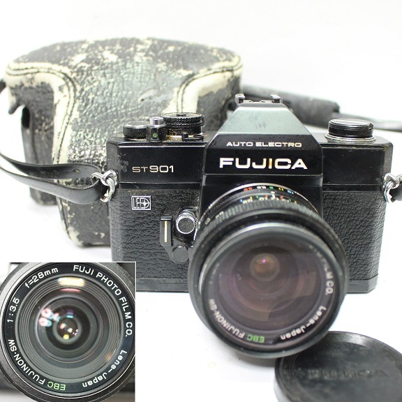 FUJICA ST901　カメラ　フジノンレンズ　3.5　ｆ＝28mm　0223Q4r