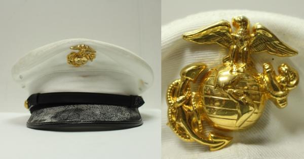 米軍海兵隊帽子 ドレスキャップ　運賃着払　0914Q11rj