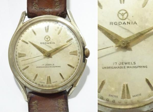 お気に入り RODANIA ロダニア 17石 手巻腕時計 レターパックプラス可