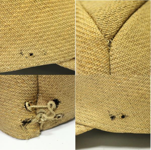 公式】 希少な籐製 戦闘帽の形の帽子 0817Q13r saogoncalo1oficio.com.br