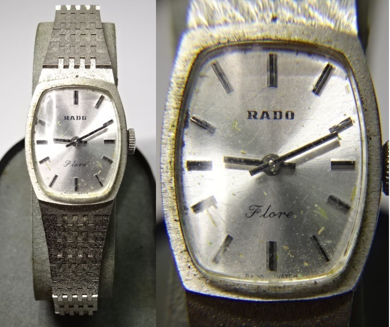 ラドー RADO 女性用手巻腕時計 稼働品 レターパックプラス可 0107U10G